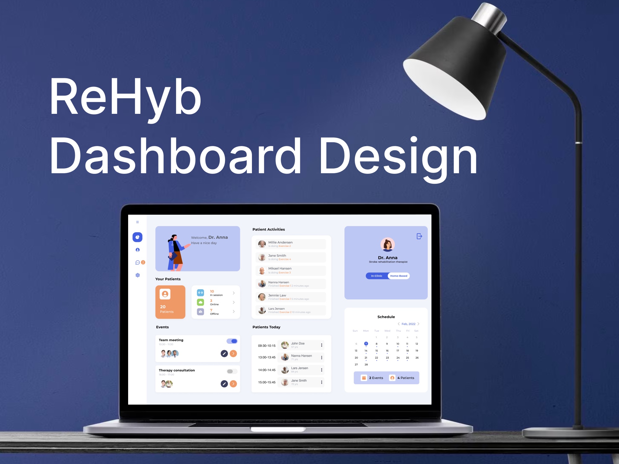 ReHyb Dashboard For Therapist